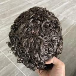 20MM Curly Toupee For Black Men Human Hair Replacement System Hair Topper Pieces for Men Durable Replacement Capillary Prosthesi