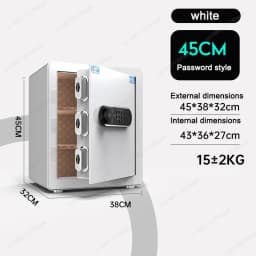 Thickened Alloy Steel Single Door Fireproof And Waterproof Safe Password/Fingerprint/WIFI Unlock Anti-theft And Anti-pry Safe
