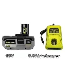 For RYOBI high-performance lithium battery with low self discharge, suitable for all 18V power tools P107 P108 P109 BPL1820
