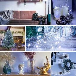 5M/10M/20M/30M USB 8Modes Remote Copper Wire LED Waterproof String Fairy Light for Xmas Party New Year Christmas Decoration