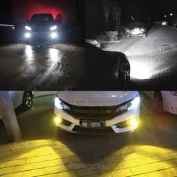 2 Pieces Car Front Fog Light Assembly 30W H11 LED Fog Daytime Running Lamp DRL 6000LM For Subaru BRZ 2013-2018