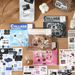 20 Pcs Cartoon Collage Sticker Book DIY Scrapbooking Collage Junk Journal Vintage Decor Stationery Supplies Stationery Sticker