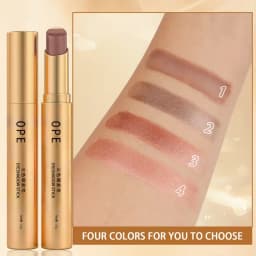 High-Temperature Resistant Makeup OPE Triple Color Eyeshadow Stick Commuting and Dating Eye-Enhancing Eyeshadow Pencil