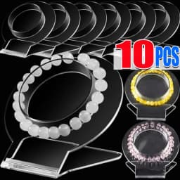 1/10pcs Clear Jewelry Bracelet Display Holder Bangle Organizer Rack Transparent Acrylic Bracelet Display Collar Stand Holder