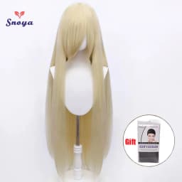 Snoya 100cm Synthetic Fluffy Corn Perm Cosplay Wig Pink Red Blue Purple Anime Party Long Wig for Women