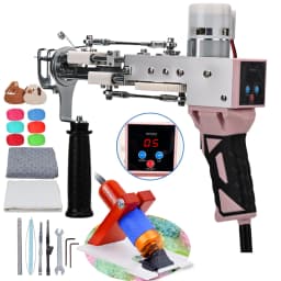 Tufting Gun 2 IN 1 Electric Carpet Tufting Gun Can Do Both Cut Pile and Loop Pile Hand Gun Carpet Weaving Flocking Power Tools