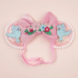 Mouse Ears Adjustable Headband Cartoon Sequin Bows Headband Birthday Party Christmas Princess Cosplay Costume For Women Adult