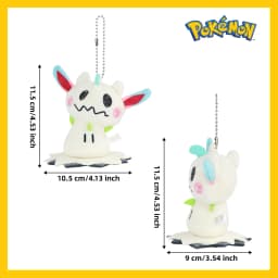 Mimikyu Eevee Plush Keychain Pocket Monster Cos Eeveelution Snorlax Doll Anime Pendant For Fan Collectible Sylveon Present Decor