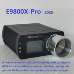 E9800X-Pro Bullet Firing Speed Chronograph LCD Chronoscope Is Upgraded Version of the E9800X Speed Tester Measuring Instruments