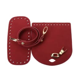 1/3pcs PU Leather Shoulder Bag Bottom Strap Handbag Shoulder Strap Woven Bag Set For DIY Handmade Bag Backpack Accessories