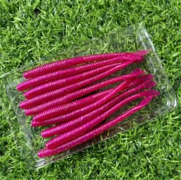 MUKUN 10PCS Stick Soft Bait 10cm 2.3g Silicone Worm Sinking Minnow Swimbait Wobblers Freshwater Bass Pike Soft Fishing Lures