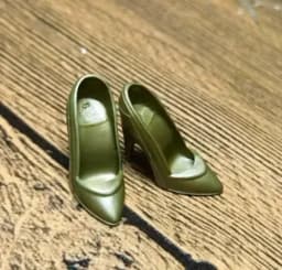 High heels Doll flat feet shoes white boots gifts accessories for your 1/6 Barb dolls TpQ88