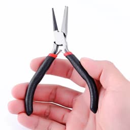 Pink Round Concave Pliers Wire Looping Mini Precision Pliers Wire Bending Tools for DIY Jewelry Making Eye Hobby Projects