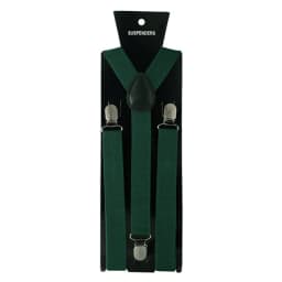 Solid Color Elastic Leather Suspenders Clip-on Buckle Men Straps Adjustable Elastic Y-Back Braces For Wedding Suit Accessories