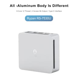2025 GenMachine Mini PC R5 7530U 5600H 5700U 4500U Windows 11 Ryzen DDR4 3200MHz WiFi6 BT 5.2 Gaming PC Diy Gaming Computer
