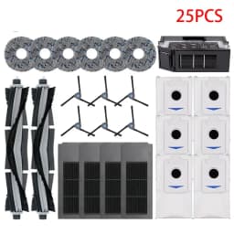 Ecovacs Deebot X2 Omni/X2 Pro Robot Vacuum Cleaner Accessories Dust Bag Hepa Filter Main Brush Mop Holder Dustbin Parts