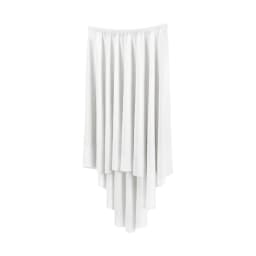 Women Pull on Elastic Waist Ballet Wrap Skirt Swing Asymmetrical Sheer Dance Skirts High Low Tulle Irregular Dancewear Women