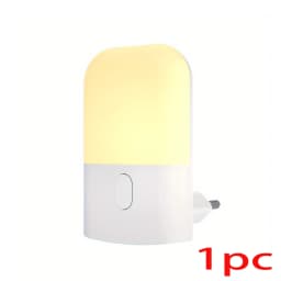 1/2 Set Dimmable Sensor LED Night Lights EU Plug Wireless Cabinet Light for Baby Bedside Bedroom Corridor - Bedroom Lighting