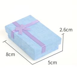 Wholesale 24pcs Assorted Colors Jewelry Sets Display Box Necklace Earrings Ring Box 5*8*2.5cm Packaging Gift Box mixed