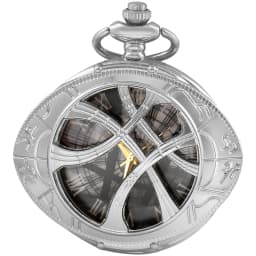 Vintage Bronze Eye Round Case Shape Quartz Pocket Watch Jewelry Pendant Necklace Chain Gifts for Men Women
