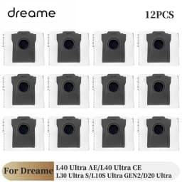 For Dreame L40 Ultra AE Vacuum Cleaner: L10S Ultra Gen2 Mops, Filters, Dust Bags, and Side Brushes