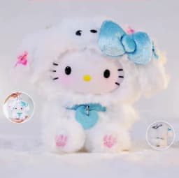 Authentic TOP TOY Hello Kitty Puppy Party Series Blind Box Cute Kitty Bag Pendant Kt Mystery Box Collection Birthday Gifts