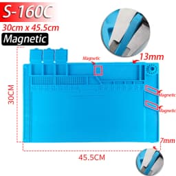 ESD Heat Resistant 932℉ Soldering Mat Job Tools Computer Phone Repair Kit Working Repair Pad Heatresistant Maintenance Platform