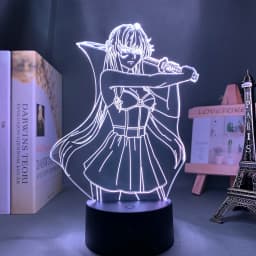 3d Lamp Anime Future Diary Yuno Gasai for Bedroom Decor Night Light Kids Birthday Gift Manga Future Diary Room Led Light Bedside