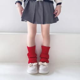 Autumn Solid Color Leg Warmers Middle Tube Socks Knitted Y2K Lolita Style Mid-Calf Socks for Children Girl