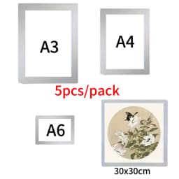 Magnetic Picture Frames Wall Kpop Photocard Holder Display Decor for Wall Window Office Advertise 5Pack A3/A4/A6/Square30x30cm
