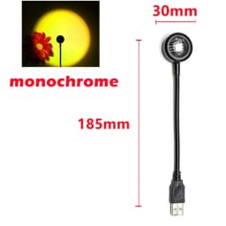 LED USB Sunset Lamp Night Light Projector Birthday Party Decoration Portable Mood Light For Bedroom Living Room Wall Beautiful