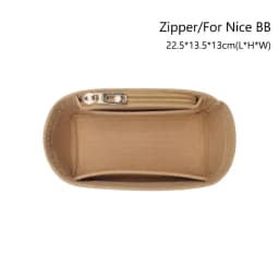 Durable Felt Handbag Insert Bag Storage Organization Purse Liner Bag Support Portable Internal Bag for For LV Nice Nano/Mini/BB