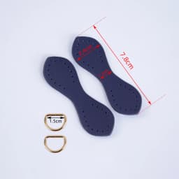 2pcs 4pcs Hand-Stitched DIY Buckle D Genuine Cowhide Leather Bag Straps Clip Connectors Hook Clasp Replacements