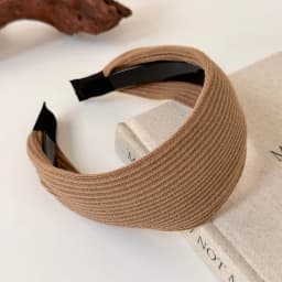 Retro Knitted Widened Headband for Women Elegant Simplicity All-Match Going Out Hairband Fashion Hair Accessories