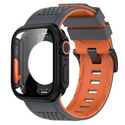 Silicone Band PC Case+Strap Screen Protective Cover for Apple Watch 11 10 9 8 7 6 SE3 46mm 44mm 45mm Change To Ultra 3/2 49mm