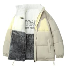 Men's Casual Double-sided Loose Padded Jackets High Quality Versatile Lambskin Fleece Coat Winter Thick Warm Outerwear for Male