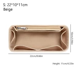 Felt Handbag Insert Bag Large Capacity Bag Support Purse Liner Storage Organization Multi-Pocket Internal Bag for Loewe Puzzle