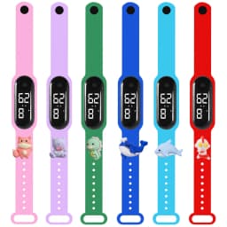 Multicolor Children Watch Led Digital Watches for Boy Girl Outdoor Sport Watch Display Date Waterproof Smart Touch Kids Watches