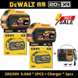 New 100% Original Dewalt 6000mAh 20V/60V Power Tool Battery DCB206 DCB205 DCB200 DCB203 For Dewalt Power Tool Battery