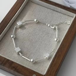 New 925 Sterling Silver Metallic Belt Vintage Punk Bracelet Bangle For Woman Girl Fashion Jewelry Gift Dropship Wholesale