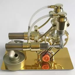 DIY Micro Model Steam Power Technology Science Science Generator Mini Hot Air Stirling Engine