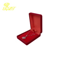 Velvet Jewelry Box For Pendant Display Gift Storage Case Necklace Holder Pendant Packaging Box Elegant Jewelry Storage