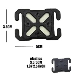 Molle EDC Identify Safety Outdoor Mark Strip Patch Umbrella Blood Type Nuclear Radiation Cat Eyes Tactical Equipment Accessorry