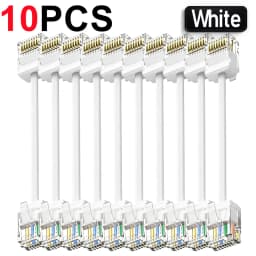 1/5/10Pcs CAT6A Slim RJ45 UTP Network Cord 10Gbps Cat6A Patch Cable for NAS PS5 Patch Panel to Switch Flexiable Cat6a 10/20/30CM