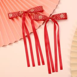 2pcs Long Tassel Ribbon Hairpin Cute Candy Bow Clip for Women Girls Party Gifts Headwear Side Clips Hair Accessories Wholesale