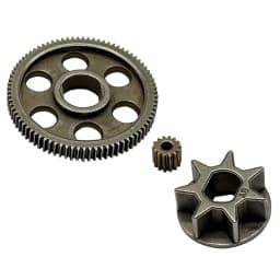 3Pcs Electric Chain Saw Gear Set For Rechargeable Logging Saw Small Lithium-ion Battery Powered Electric Chain Saw Accessories