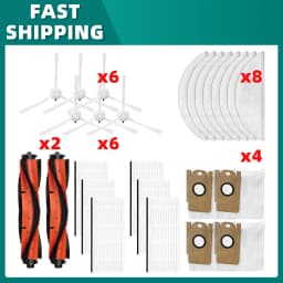 Compatible for Xiaomi Lydsto R1 /R1A /R1 Pro /S1 /L1 Parts Main Side Brush Hepa Filter Mop Pad Dust Bag Replacement Parts
