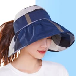Sun Hat Women's Summer Korean Version Sun Protection Hat Empty Top Sun Hat Face Cover Outside The Beach Folding Sun Hat