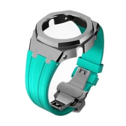Mod Kit For Casioak GMAS2100 Stainless Steel metal Case Rubber Strap for Mod Kit GMA-S2100 4thGen Replacement shoc K Accessories
