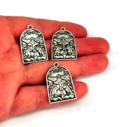 5pcs New DIY Bird Moon Tree Pendant Charm for Women Man Accessories
